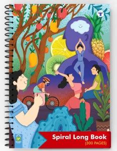Target Publications Spiral Notebooks | 300 Pages Ruled Paper | A4 Size ...