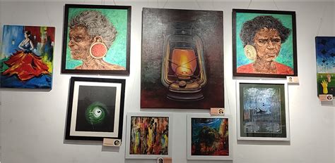 21 painters showcase art pieces at 'Mizhi' exhibition in Kannur