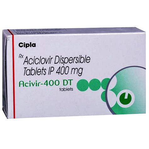 Acivir-400 DT Tablet 5's Price, Uses, Side Effects, Composition ...