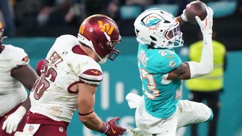 Dolphins' Jack Jones predicted overtime interception vs. Commanders - ESPN