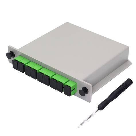 Buy GINTOOYUN 1x8 SC/APC Cassette Card Inserting PLC Splitter Module 1: ...