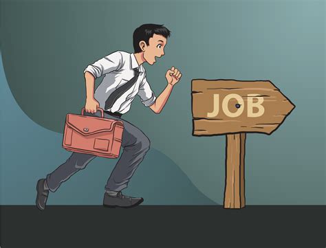 illustration of passionate man finding a job 23087853 Vector Art at Vecteezy