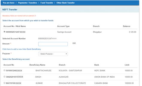 SBI NEFT Charges, Timings, Form, Credit Card Payment, Limit, Transfer