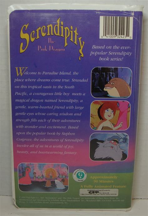 Serendipity the Pink Dragon (VHS, 1996) for sale online | eBay