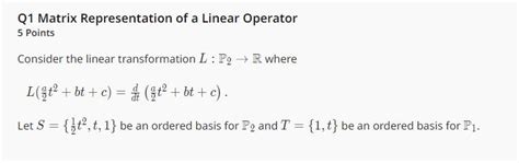 Matrix Representation of Linear Operator 的图像结果