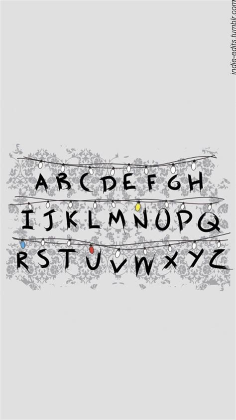 Image result for Stranger Things Intro Note Letters