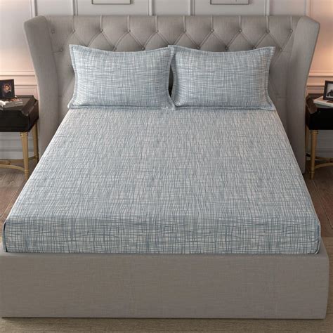 Buy MASPAR Hermosa Averly Ashby Double Bedsheet Set- 275 x 224 cm from ...