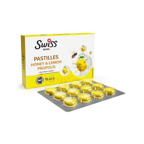 Buy Swiss BorkHoney & Lemon Pastilles — Highly Effective to Provide ...