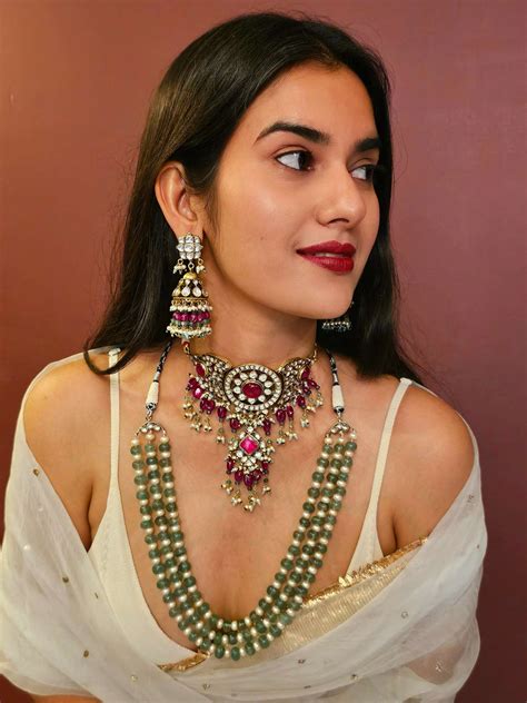 Madhumati unisex kantha necklace – RACHNA GOYAL