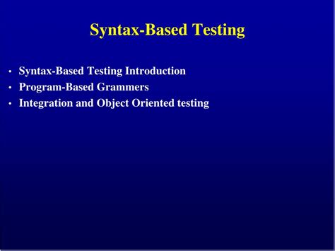 Image result for Software Testing Syntax Examples