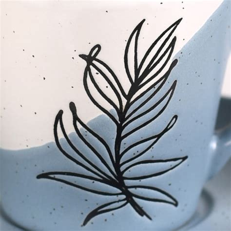 Serene Tropics Ceramic Tea Cup And Saucer Set Of 4 Blue 225ml Online ...