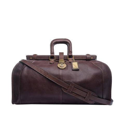 Hidesign Leather 48 cms Brown Travel Duffle (Hidesign Safari Men's ...