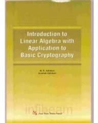 Buy Introduction to Linear Algebra with Application to Basic ...