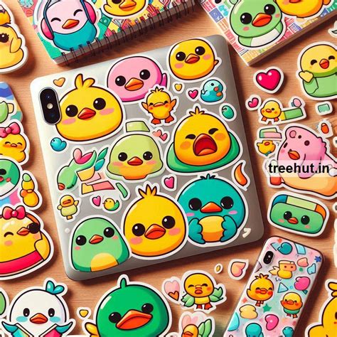 Printable Duck Stickers and 90 Craft Activities for Kids, Adults ...