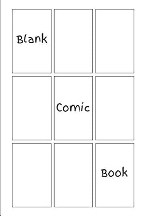 Blank Comic Book: Draw Your Own Comics, Comic Book Templates For Kids ...