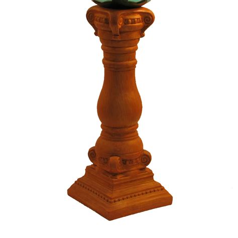 Resin Gazing Ball Pedestal Stands