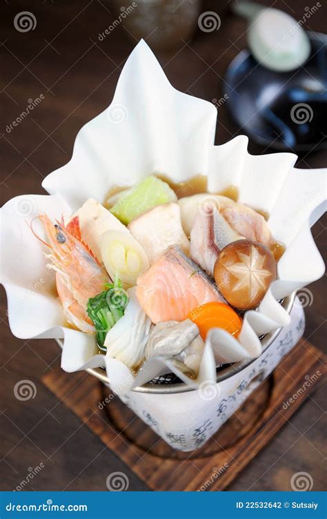 Japan food - seafood soup stock photo. Image of asia - 22532642