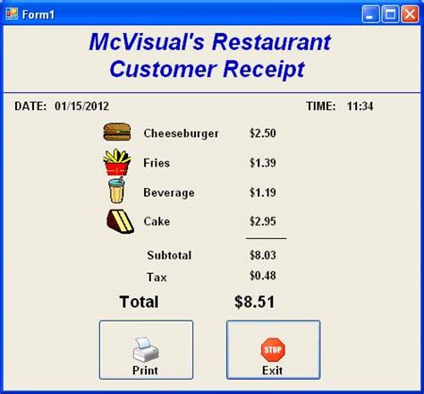 Print Form VB.NET 的图像结果