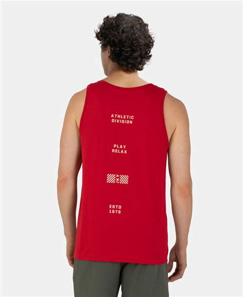 Buy Super Combed Cotton Rich Graphic Printed Tank Top - Shanghai Red ...