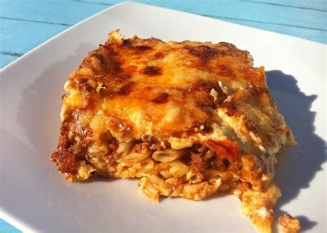 Greek Pastitsio recipe (Baked Greek Lasagna with Meat  