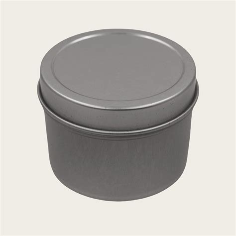 Round Candle Tins for Candles With Clear oil printing