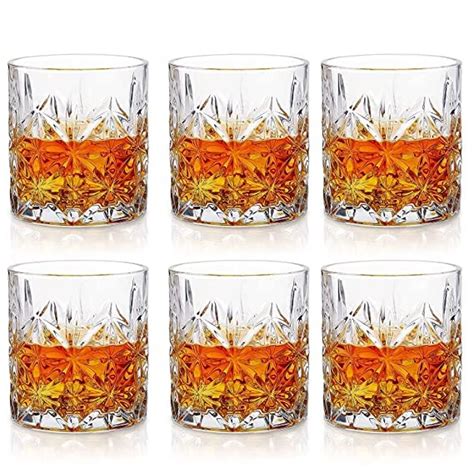 SANJIVANI New Whiskey Glasses 300 ml Bar Glass for Bourbon, Scotch ...