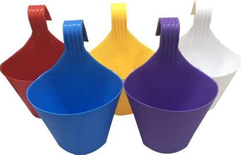GTB Flower Pot Hanging Flower Pot Hook Style Fp-04-5 Pc, 12 Inch, 30.48 ...