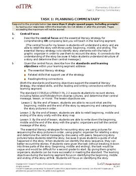 Image result for Task 2 edTPA