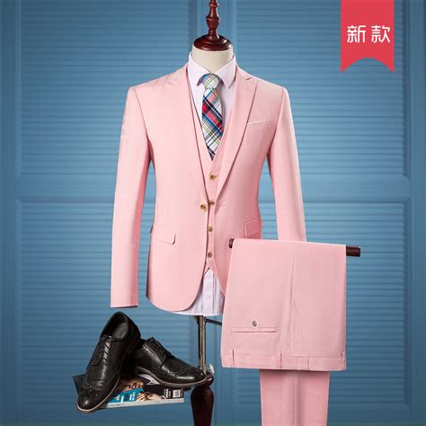 蓝色系暗格纹西装套装|全国天津Classy Man可盟西服定制-中国婚博会官网