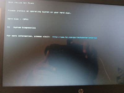 Image result for Boot Device Not Found 3Fo