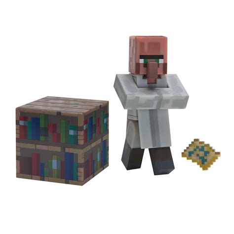 Buy Minecraft Villager Librarian Figure Pack Action Online at Low ...