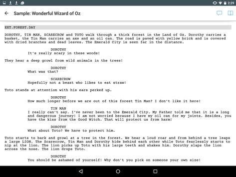 Image result for Celtx Sample Script Download