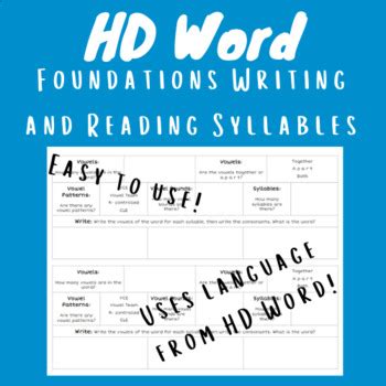 Reading Syllables Worksheet 的图像结果