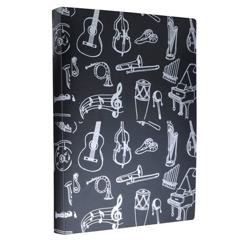 Music File Folder A4 Size Sheet Music Folder Paper Documents Music ...