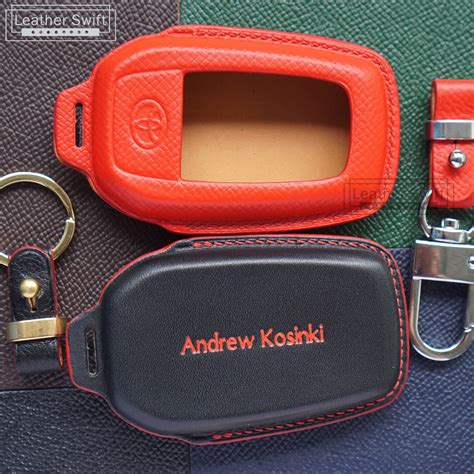 Toyota Remote Keyless Fob Case | Leather Key Fob Cover | Leather Swift
