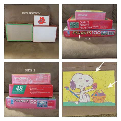 7 Vintage Peanuts Puzzles, Peanuts Jigsaw Puzzles, Peanuts Floor ...