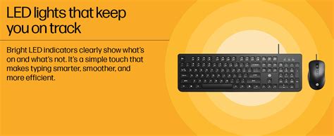 HP KM120 Wired Mouse and Keyboard Combo