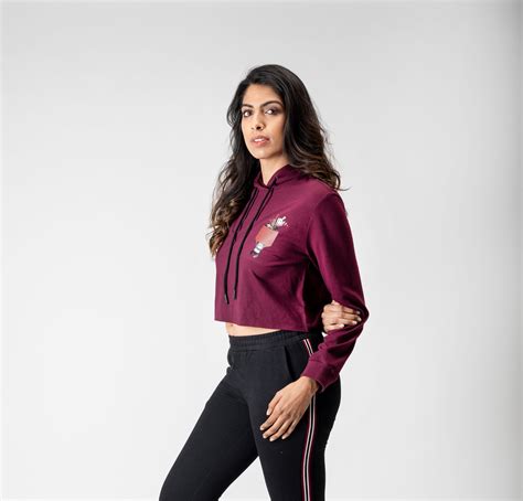 Falling Panda Crop Hoodie – Bottle&Co