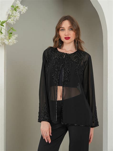 Larissa Embellished Shrug – Debonatella