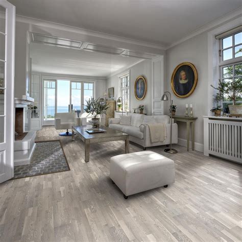 Kahrs Oak Limestone Engineered Wood Flooring - One Stop Flooring