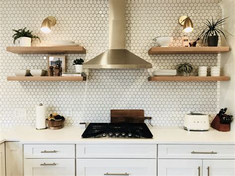 Butcher Block Floating Shelves