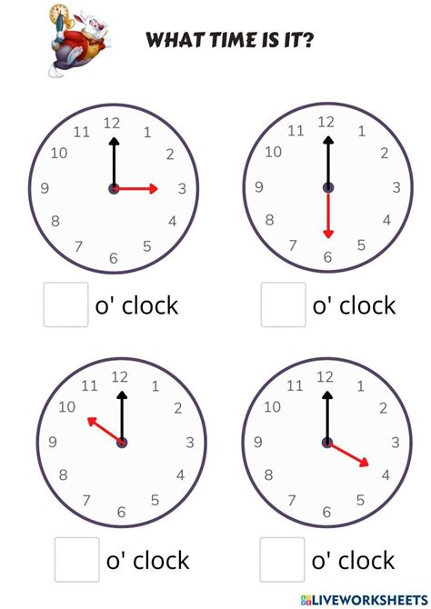 Clock Time Worksheet 的图像结果