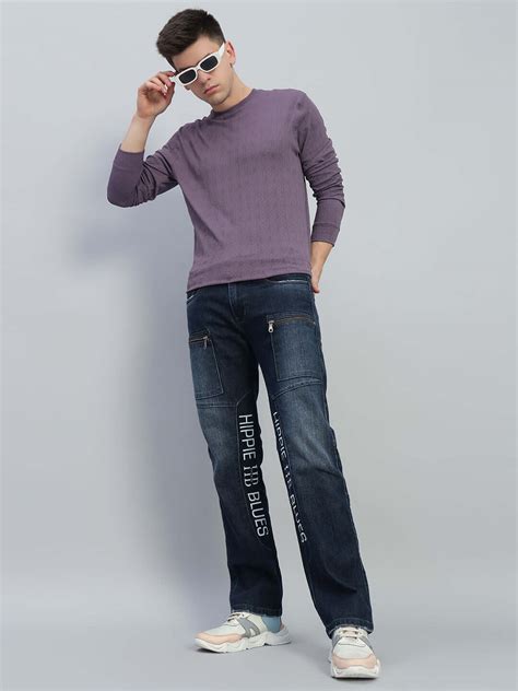 HIPPIE BLUE REGULAR FIT DENIM JEANS BLUE | Buy Online at Wearduds India