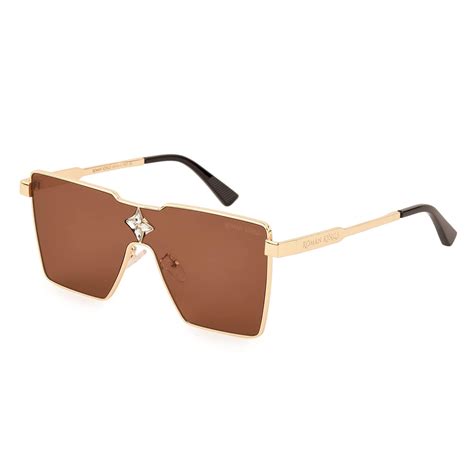 Buy Roman Kings Magnus Aviator Sunglasses (Golden, Brown) at Amazon.in
