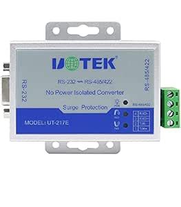 UTEK UT-217E Port-powered RS-232 to RS-485/422 Wall-mounted ...