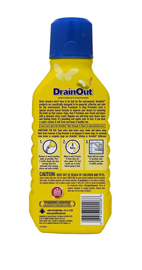Drain Out Drain Freshener & Clog Preventer, 16 Oz | Ubuy India