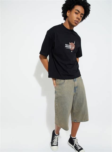Buy URB_N Men Printed Oversized T-shirt Online at just Rs. 599.0 ...