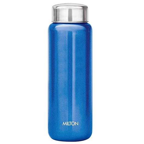 MILTON Aqua 750 Stainless Steel Water Bottle, 750 ml, Blue (Pack of 1 ...