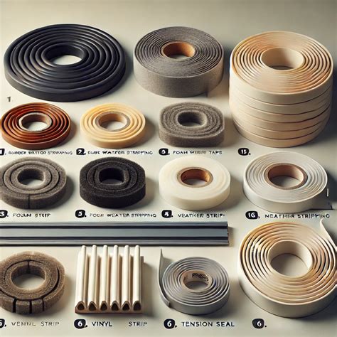 Image result for Weatherstrip Types