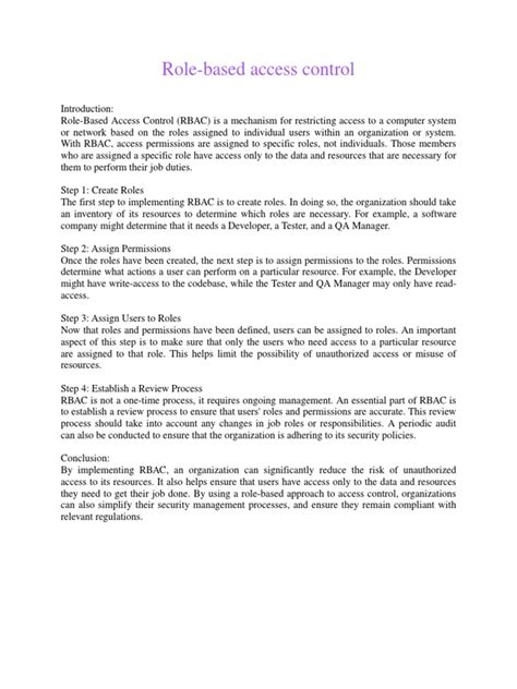 Image result for Role-Based Access Control Tutorial